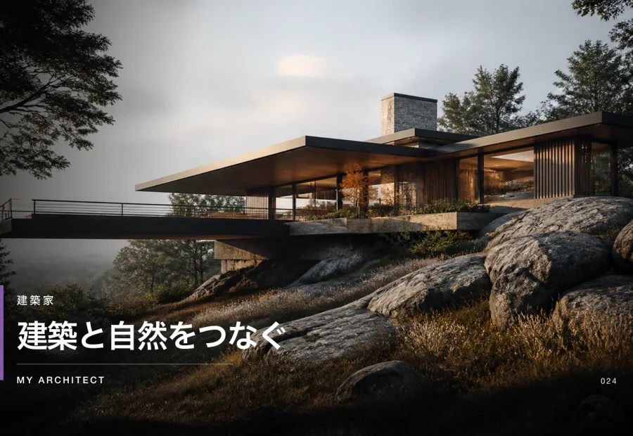 建築と自然をつなぐ
