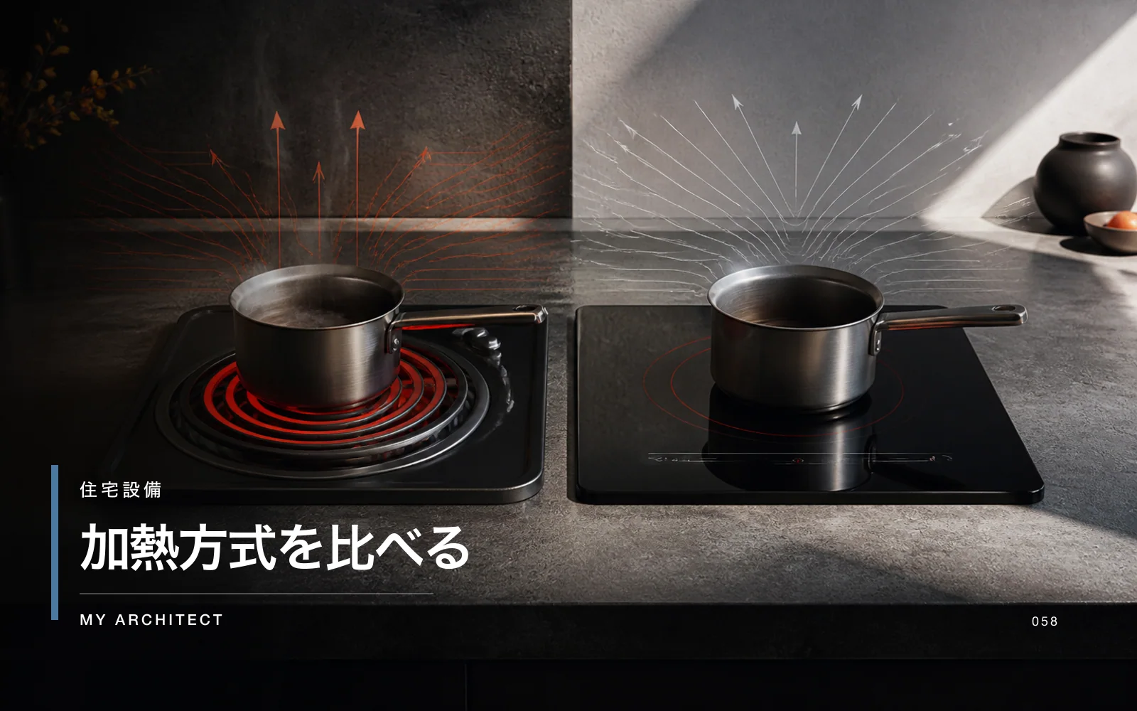 加熱方式を比べる